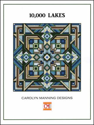 10,000 Lakes Cross Stitch Pattern by CM Designs - Premium Pattern, Cross Stitch from CM Designs - Just $8! Shop now at Crossed Hearts Needlework & Design