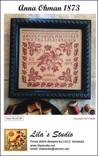 Ann Ohman 1873 Cross Stitch Pattern by Lila's Studio - Premium Pattern, Cross Stitch from Lila's Studio - Just $14! Shop now at Crossed Hearts Needlework & Design