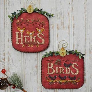 Hens & Birds: 12 Days Series Cross Stitch Pattern by Hands On Design - Premium Pattern, Cross Stitch from Hands On Design - Just $10! Shop now at Crossed Hearts Needlework & Design