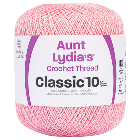 Aunt Lydia's Crochet Thread - Size 10 - Purple (2-Pack)