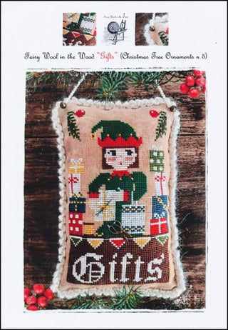 Christmas Tree Ornaments: Gifts Cross Stitch Pattern - Premium Pattern, Cross Stitch from Fairy Wool in the Wood - Just $12! Shop now at Crossed Hearts Needlework & Design