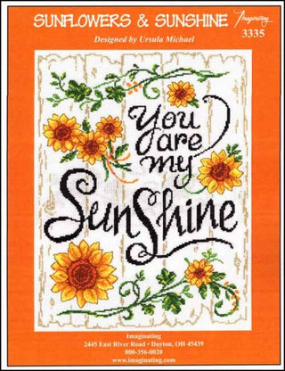 Sunflowers And Sunshine Cross Stitch Pattern - Premium Pattern, Cross Stitch from Imaginating - Just $8! Shop now at Crossed Hearts Needlework & Design