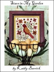 Stars in My Garden Cross Stitch Pattern by Kathy Barrick - Premium Pattern, Cross Stitch from Kathy Barrick - Just $10! Shop now at Crossed Hearts Needlework & Design