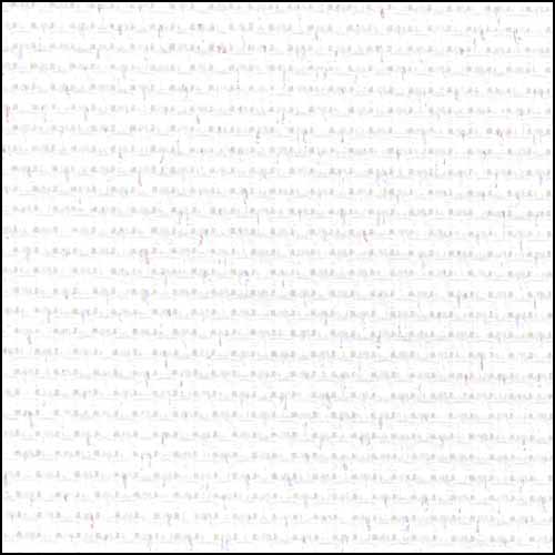 18 Count Opalescent White Aida - Stitchlets