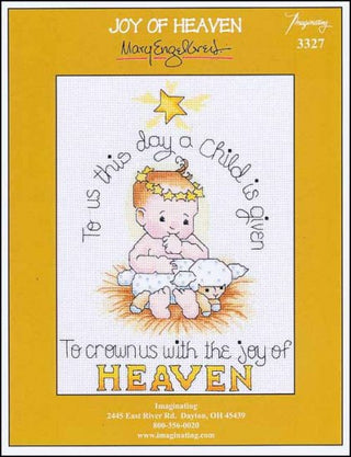 Joy Of Heaven Cross Stitch Pattern by Imaginating - Premium Pattern, Cross Stitch from Imaginating - Just $7! Shop now at Crossed Hearts Needlework & Design