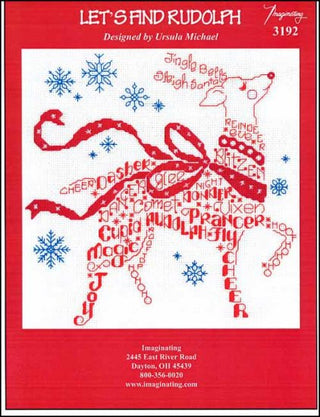 Let's Find Rudolph Cross Stitch Pattern by Imaginating - Premium Pattern, Cross Stitch from Imaginating - Just $6! Shop now at Crossed Hearts Needlework & Design