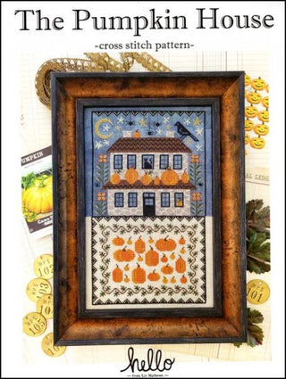 The Pumpkin House Cross Stitch Pattern by Hello From Liz Mathews - Premium Pattern, Cross Stitch from Hello From Liz Mathews - Just $12! Shop now at Crossed Hearts Needlework & Design