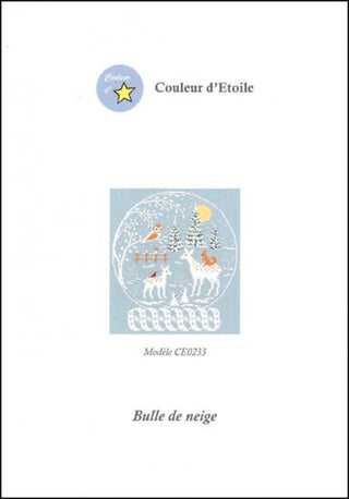 Bulle de neige Cross Stitch Pattern by Couleur d'Etoile - Premium Pattern, Cross Stitch from Couleur d'Etoile - Just $14.50! Shop now at Crossed Hearts Needlework & Design