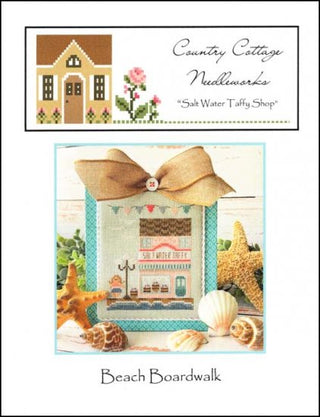 Beach Boardwalk: Part 6 Salt Water Taffy Shop Cross Stitch Pattern by Country Cottage Needleworks *NEW* - Premium Pattern, Cross Stitch from Country Cottage Needleworks - Just $7! Shop now at Crossed Hearts Needlework & Design