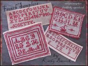 French Samplers Cross Stitch Pattern by Kathy Barrick - Premium Pattern, Cross Stitch from Kathy Barrick - Just $12! Shop now at Crossed Hearts Needlework & Design