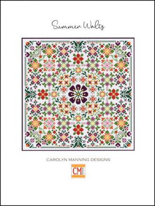 Summer Waltz Cross Stitch Pattern by CM Designs - Premium Pattern, Cross Stitch from CM Designs - Just $10! Shop now at Crossed Hearts Needlework & Design