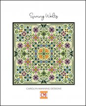 Spring Waltz Cross Stitch Pattern by CM Designs - Premium Pattern, Cross Stitch from CM Designs - Just $10! Shop now at Crossed Hearts Needlework & Design