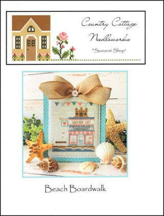 Beach Boardwalk: Part 5 Souvenir Shop Cross Stitch Pattern by County Cottage Needleworks - Premium Pattern, Cross Stitch from Country Cottage Needleworks - Just $7! Shop now at Crossed Hearts Needlework & Design