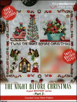 The Night Before Christmas Part 3 Cross Stitch Pattern by Tiny Modernist *NEW* - Premium Pattern, Cross Stitch from Tiny Modernist - Just $5! Shop now at Crossed Hearts Needlework & Design