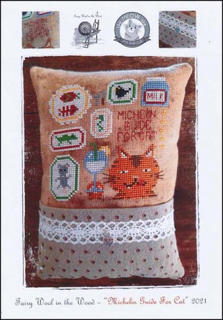 Michelin Guide for Cat Cross Stitch Pattern by Fairy Wool in the Wood - Premium Pattern, Cross Stitch from Fairy Wool in the Wood - Just $10! Shop now at Crossed Hearts Needlework & Design