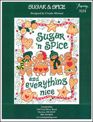 Sugar & Spice Cross Stitch Pattern - Premium Pattern, Cross Stitch from Imaginating - Just $7! Shop now at Crossed Hearts Needlework & Design