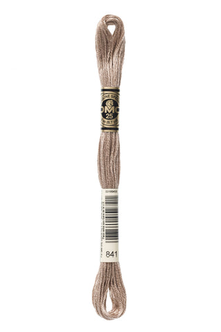 841 Light Beige Brown (Bundle - 2 Skeins) DMC® Six-Strand Embroidery Floss - Premium Embroidery Floss from DMC® - Just $1.32! Shop now at Crossed Hearts Needlework & Design