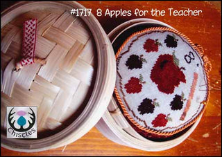 8 Apples For The Teacher Cross Stitch Pattern by Thistles - Premium Pattern, Cross Stitch from Thistles - Just $7.10! Shop now at Crossed Hearts Needlework & Design