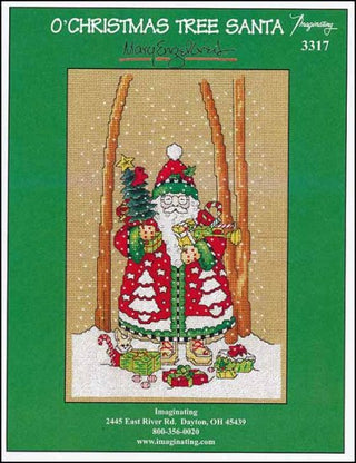 O'Christmas Tree Santa Cross Stitch Pattern - Premium Pattern, Cross Stitch from Imaginating - Just $7! Shop now at Crossed Hearts Needlework & Design