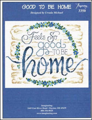 Good To Be Home Cross Stitch Pattern - Premium Pattern, Cross Stitch from Imaginating - Just $7! Shop now at Crossed Hearts Needlework & Design