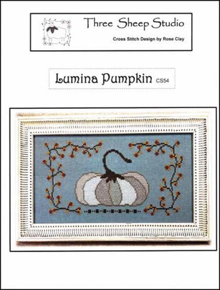 Lumina Pumpkin Cross Stitch Pattern by Three Sheep Studio - Premium Pattern, Cross Stitch from Three Sheep Studio - Just $10! Shop now at Crossed Hearts Needlework & Design