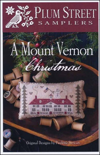 A Mount Vernon Christmas Cross Stitch Pattern by Plum Street Samplers - Premium Pattern, Cross Stitch from Plum Street Samplers - Just $12! Shop now at Crossed Hearts Needlework & Design