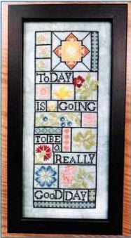 A Really Good Day Cross Stitch Pattern by Jan Hicks Creates! *NEW* - Premium Pattern, Cross Stitch from Jan Hicks Creates! - Just $12! Shop now at Crossed Hearts Needlework & Design