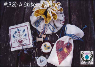 A Stitcher's Pouch Cross Stitch Pattern by Thistles - Premium Pattern, Cross Stitch from Thistles - Just $16! Shop now at Crossed Hearts Needlework & Design