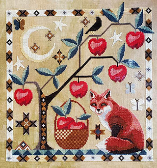 Abalonia's Apple Tree Cross Stitch Pattern by The Artsy Housewife - Premium Pattern, Cross Stitch from Annalee Waite Designs - Just $8! Shop now at Crossed Hearts Needlework & Design