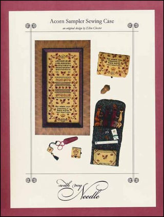 Acorn Sampler Sewing Case Cross Stitch Pattern by With My Needle - Premium Pattern, Cross Stitch from With My Needle - Just $14! Shop now at Crossed Hearts Needlework & Design