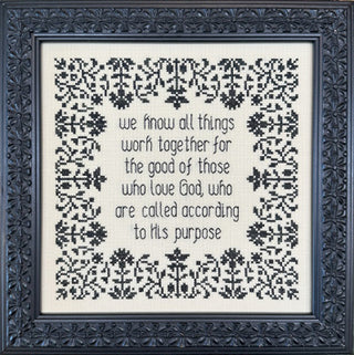 All Things Work Together Cross Stitch Pattern by My Big Toe Designs NEW! - Premium Patterns, Cross Stitch from My Big Toe Designs™ - Just $8! Shop now at Crossed Hearts Needlework & Design