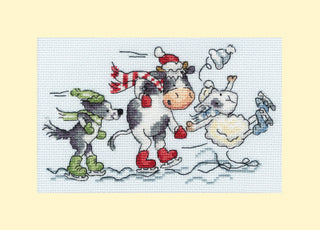 Almost, Nearly, Whoopsie! Christmas Cards Needlecraft Kit by Bothy Threads *NEW* - Premium Needlecraft Kit from Bothy Threads - Just $18! Shop now at Crossed Hearts Needlework & Design