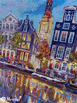 Amsterdam Needlecraft Kit by Merejka - Premium Needlecraft Kit from Merejka - Just $85! Shop now at Crossed Hearts Needlework & Design