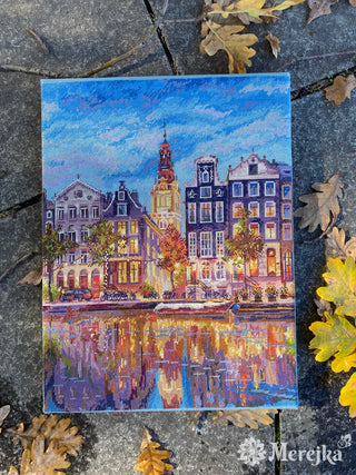 Amsterdam Needlecraft Kit by Merejka - Premium Needlecraft Kit from Merejka - Just $85! Shop now at Crossed Hearts Needlework & Design