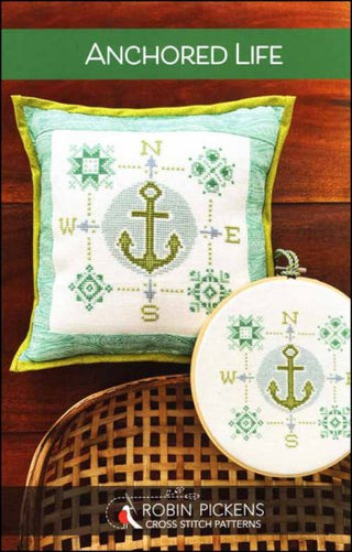 Anchored Life Cross Stitch Pattern by Robin Pickens *NEW*