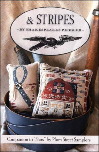 And Stripes Cross Stitch Pattern by Shakespeare's Peddler - Premium Pattern, Cross Stitch from Shakespeare's Peddler - Just $12! Shop now at Crossed Hearts Needlework & Design