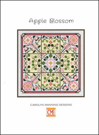 Apple Blossom Cross Stitch Pattern by CM Designs - Premium Pattern, Cross Stitch from CM Designs - Just $14! Shop now at Crossed Hearts Needlework & Design