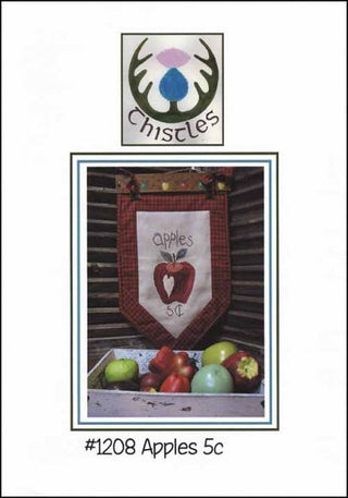 Apples 5¢ Cross Stitch Pattern by Thistles - Premium Pattern, Cross Stitch from Thistles - Just $6.50! Shop now at Crossed Hearts Needlework & Design