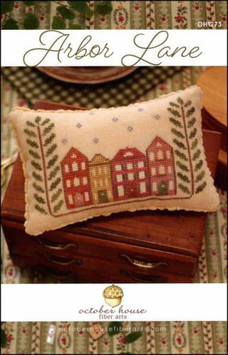 Arbor Lane Cross Stitch Pattern by October House Fiber Arts *NEW* - Premium Pattern, Cross Stitch from October House Fiber Arts - Just $10! Shop now at Crossed Hearts Needlework & Design