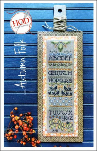 Autumn Folk Cross Stitch Pattern by Hands On Design *NEW* - Premium Pattern, Cross Stitch from Hands On Design - Just $8! Shop now at Crossed Hearts Needlework & Design