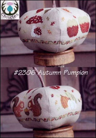 Autumn Pumpion Cross Stitch Pattern by Thistles - Premium Pattern, Cross Stitch from Thistles - Just $14! Shop now at Crossed Hearts Needlework & Design