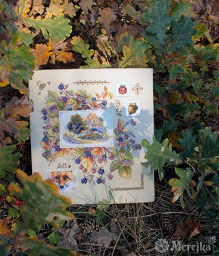 Autumn Sampler Needlecraft Kit by Merejka - Premium Needlecraft Kit from Merejka - Just $53! Shop now at Crossed Hearts Needlework & Design