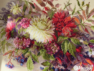 Autumn Secrets Needlecraft Kit by Merejka - Premium Needlecraft Kit from Merejka - Just $50! Shop now at Crossed Hearts Needlework & Design