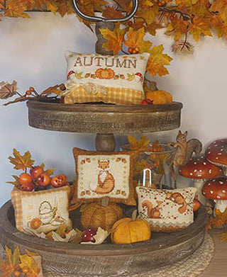 Autumn Set Cuscinetti Cross Stitch Pattern by Serenita di campagna *NEW* - Premium Pattern, Cross Stitch from Serenità di campagna - Just $11.20! Shop now at Crossed Hearts Needlework & Design