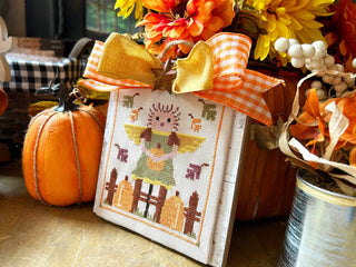 Autumn Harvest Angel Cross Stitch Pattern by Anabella's - Premium Pattern, Cross Stitch from Anabella's - Just $9! Shop now at Crossed Hearts Needlework & Design