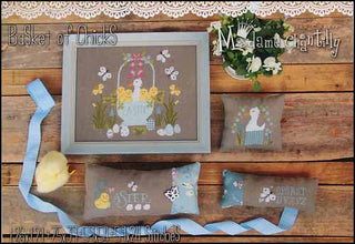 Basket of Chicks Cross Stitch Pattern by Madame Chantilly - Premium Pattern, Cross Stitch from Madame Chantilly - Just $15.88! Shop now at Crossed Hearts Needlework & Design