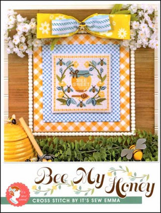 Bee My Honey Cross Stitch Pattern by It's Sew Emma *NEW* - Premium Pattern, Cross Stitch from It's Sew Emma - Just $11! Shop now at Crossed Hearts Needlework & Design