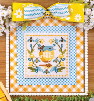 Bee My Honey Cross Stitch Pattern by It's Sew Emma *NEW* - Premium Pattern, Cross Stitch from It's Sew Emma - Just $11! Shop now at Crossed Hearts Needlework & Design