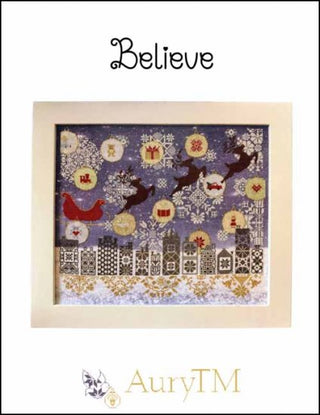 Believe Cross Stitch Pattern by AuryTM - Premium Pattern, Cross Stitch from AuryTM - Just $20! Shop now at Crossed Hearts Needlework & Design