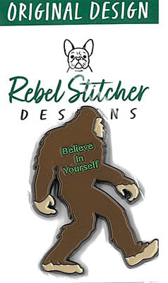 Bigfoot Needleminder by Rebel Stitcher Designs - Premium Needle Minder from Rebel Stitcher Designs - Just $12! Shop now at Crossed Hearts Needlework & Design